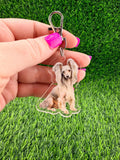 Chinese Crested Dog Keychain