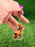 Dachshund Dog Keychain