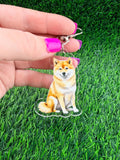 Shiba Inu Dog Keychain