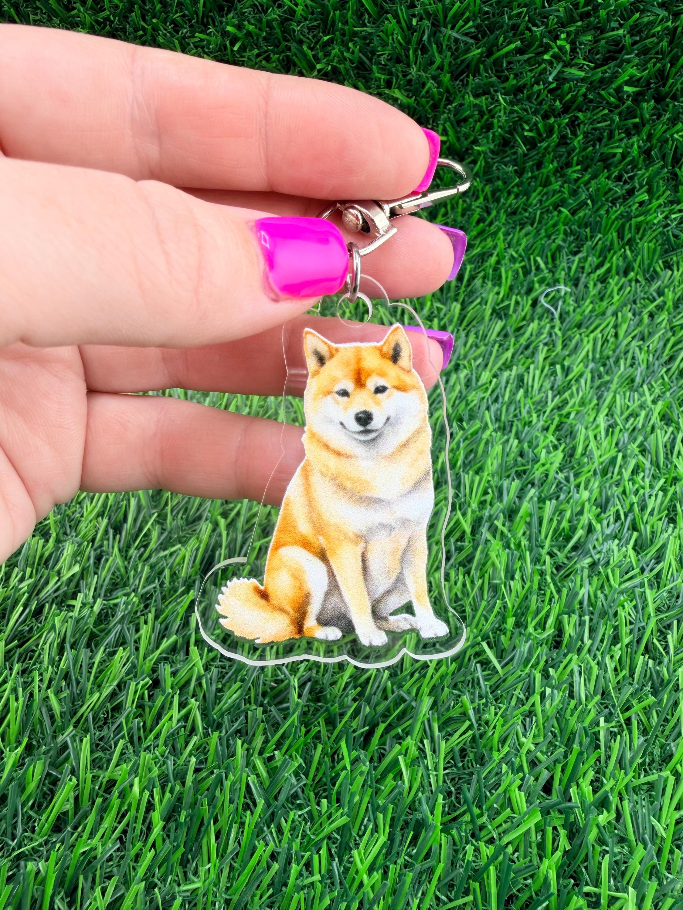 Shiba Inu Dog Keychain