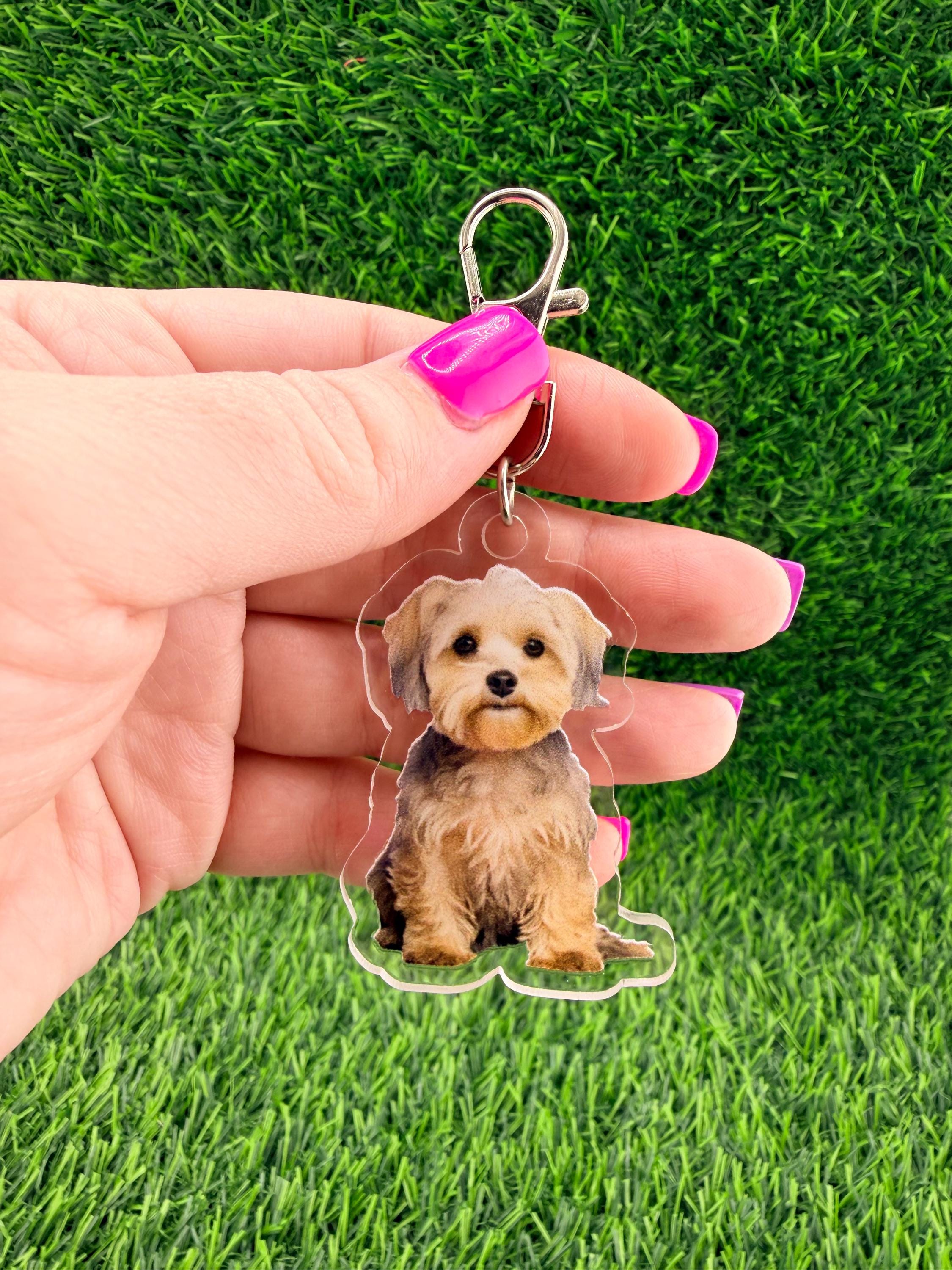 Dandie Dinmont Terrier Dog Keychain