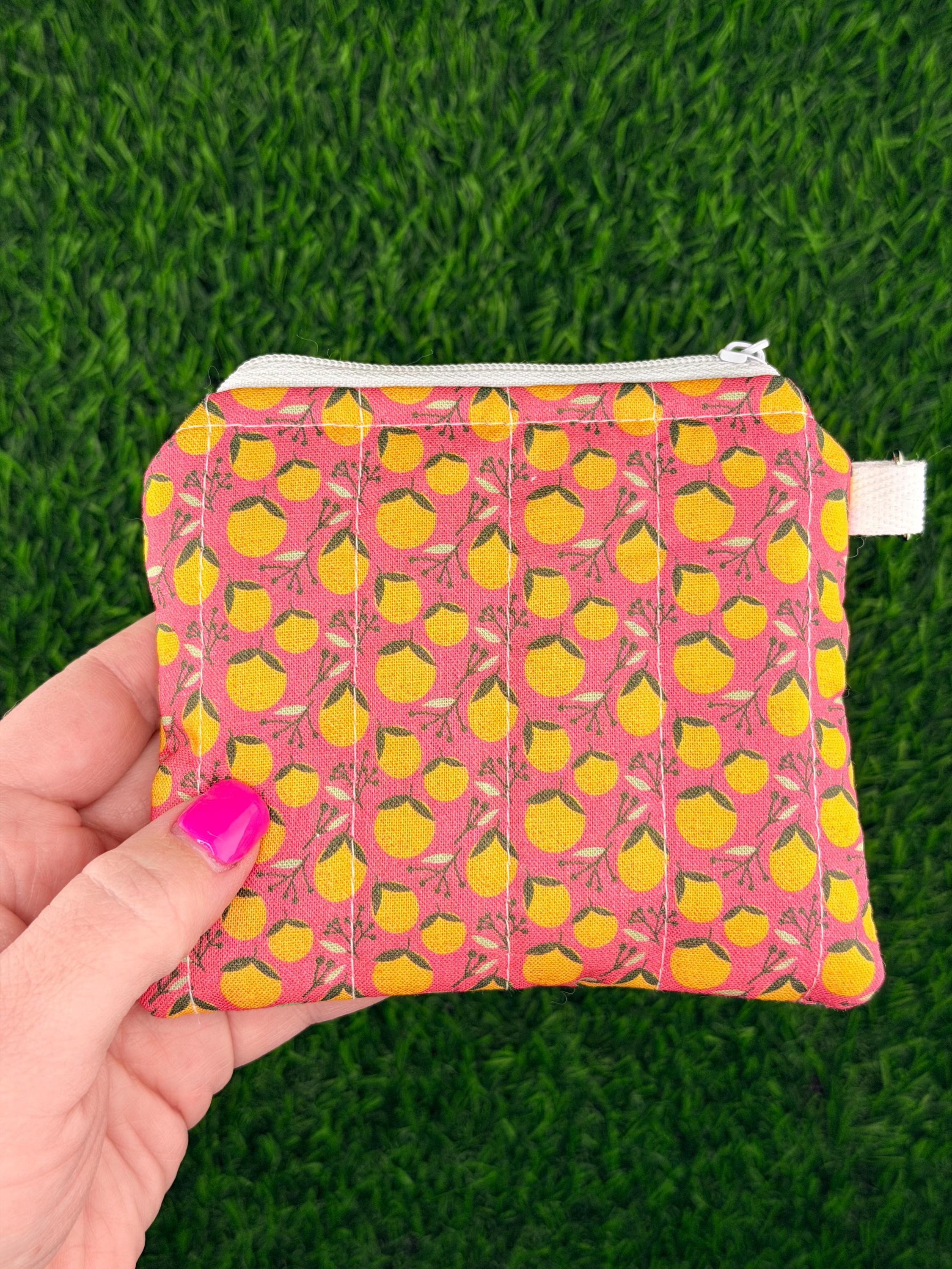 Lemon Quilted Wallet