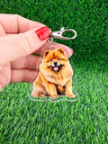Chow Chow Keychain