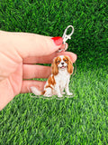 Cavalier King Charles Blenheim Spaniel Keychain