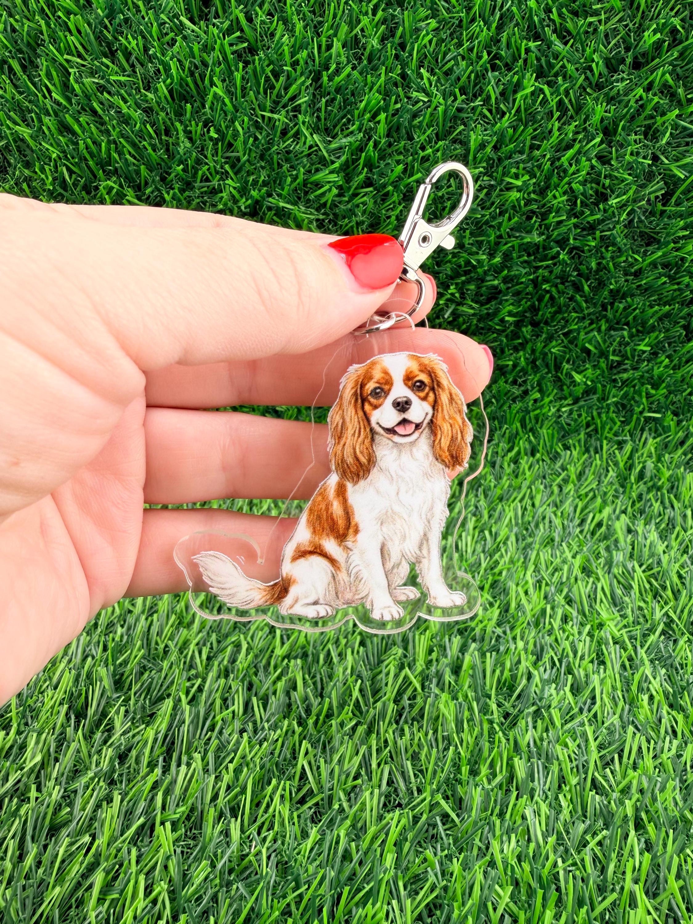 Cavalier King Charles Blenheim Spaniel Keychain