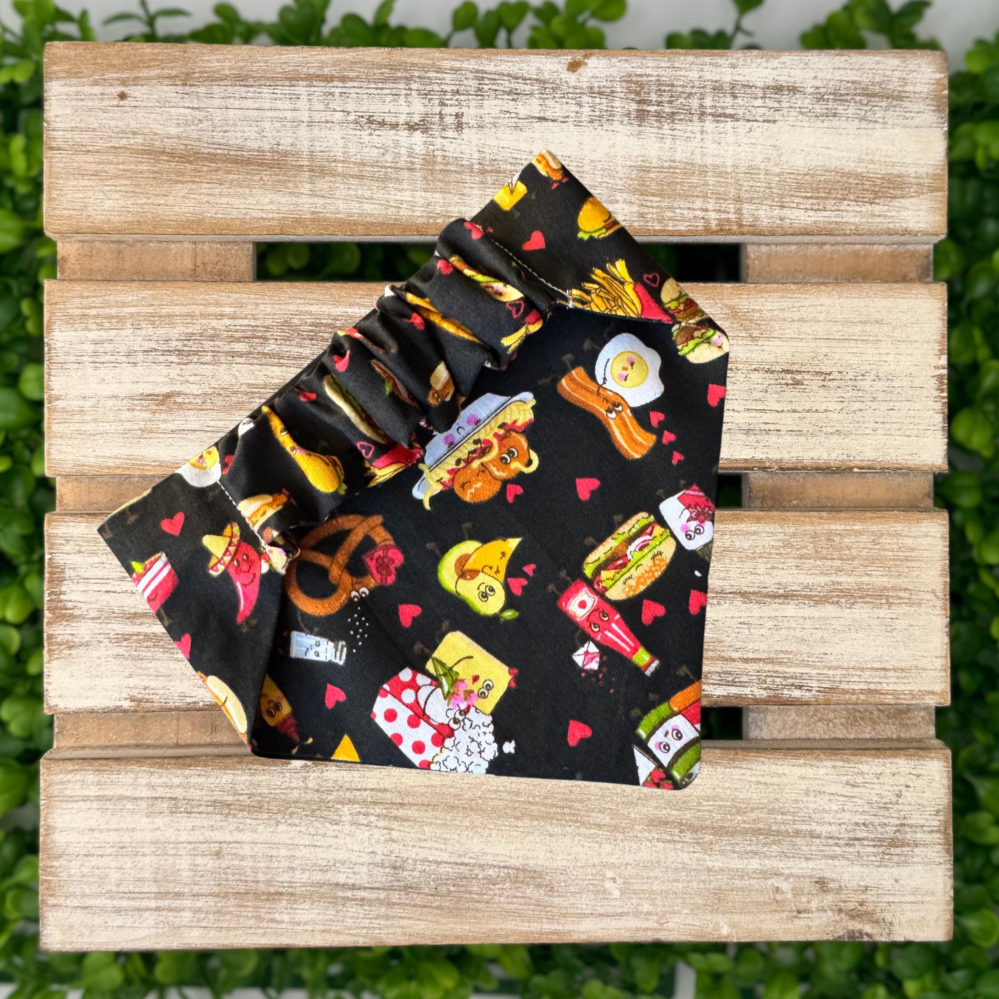 Food Friends Scrunchie Dog Bandana