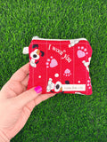 I Woof You Valentines Quilted Wallet