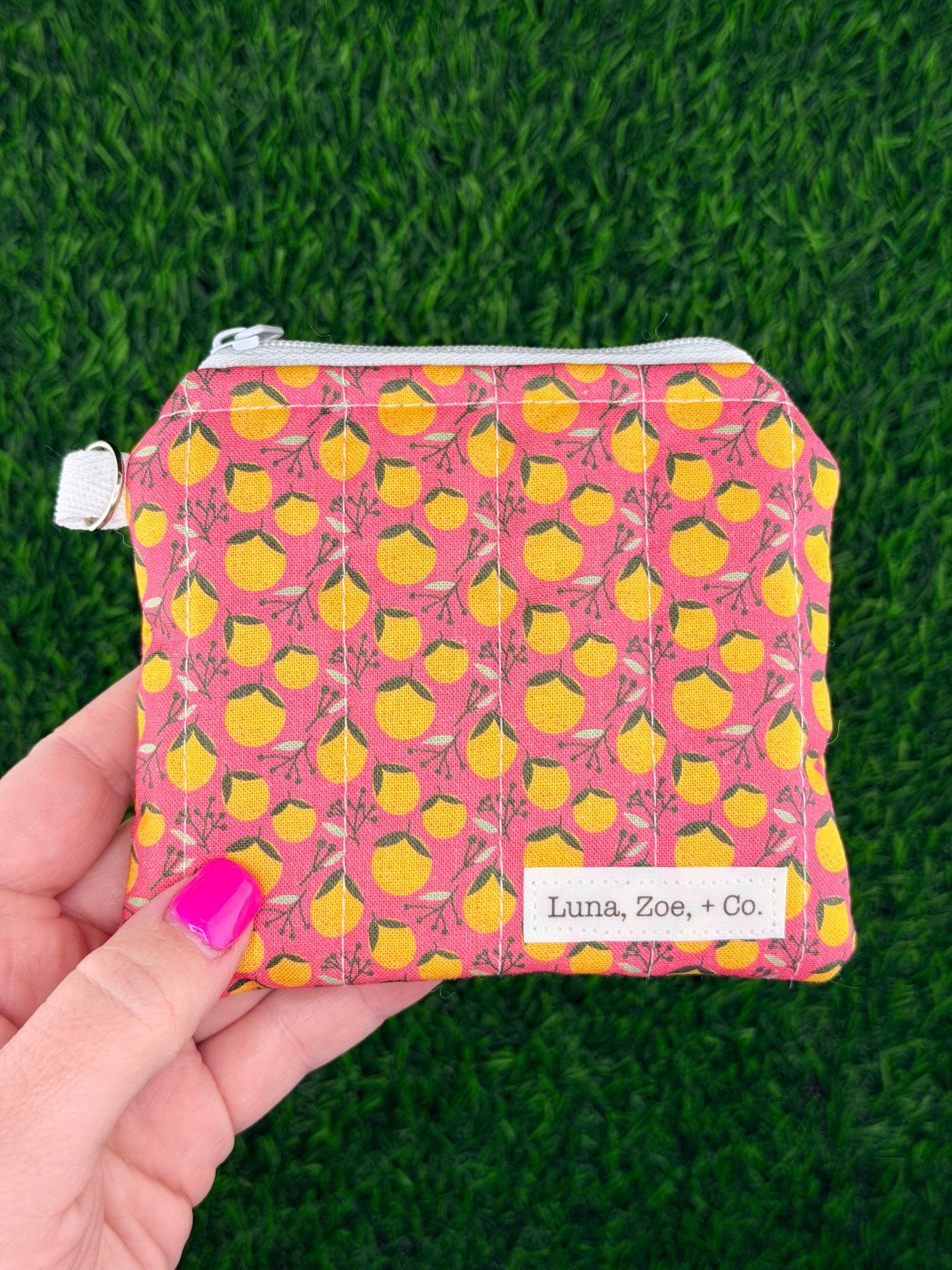 Lemon Quilted Wallet