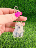 Eskimo Dog Keychain