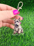 Scottish Terrier Dog Keychain