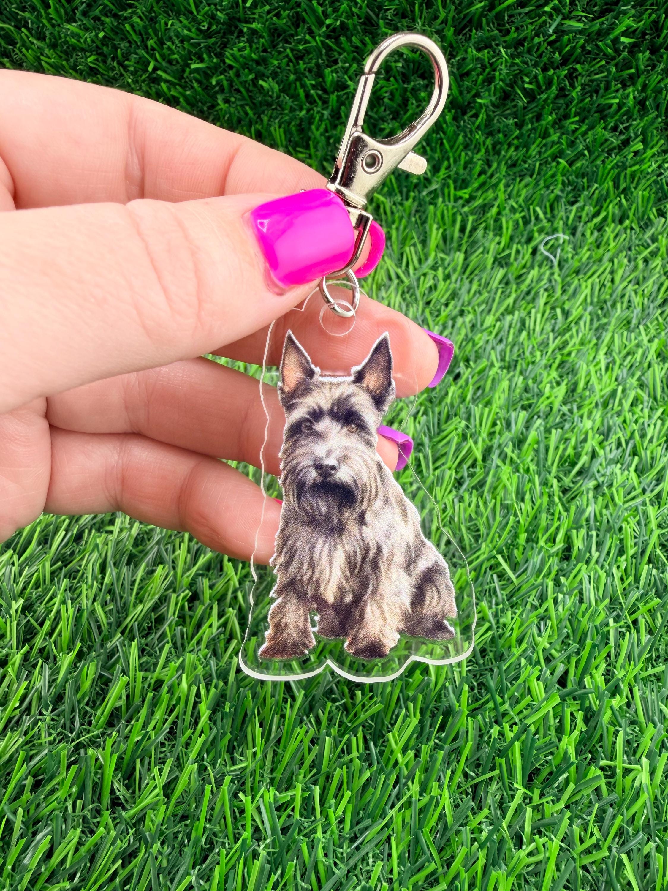 Scottish Terrier Dog Keychain