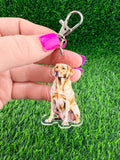 Labrador Retriever Dog Keychain