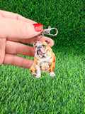 Bulldog Keychain