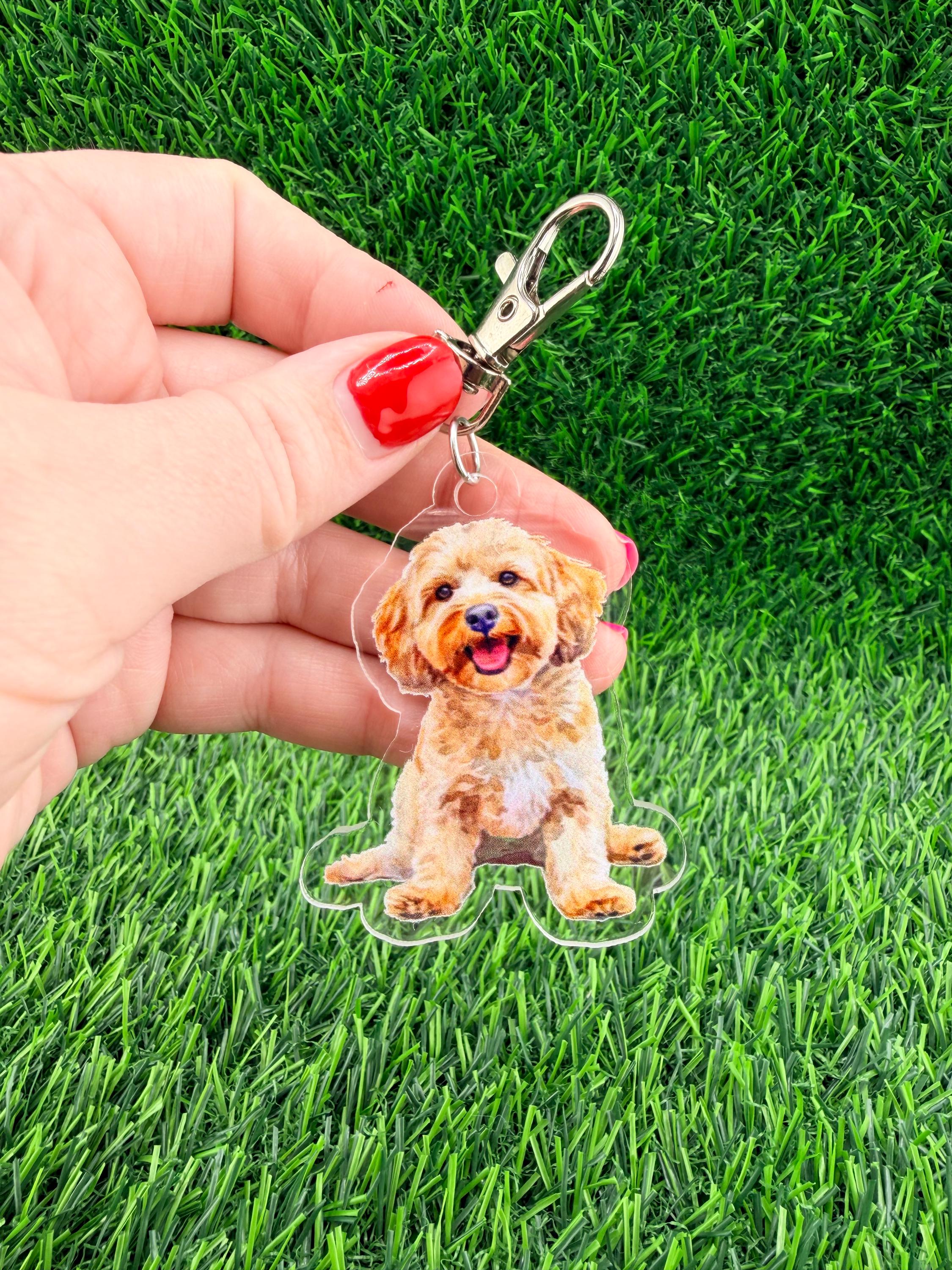 Cockapoo Keychain