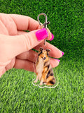 Collie Dog Keychain