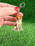 Brittany Spaniel Keychain