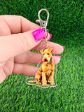 Lakeland Terrier Dog Keychain