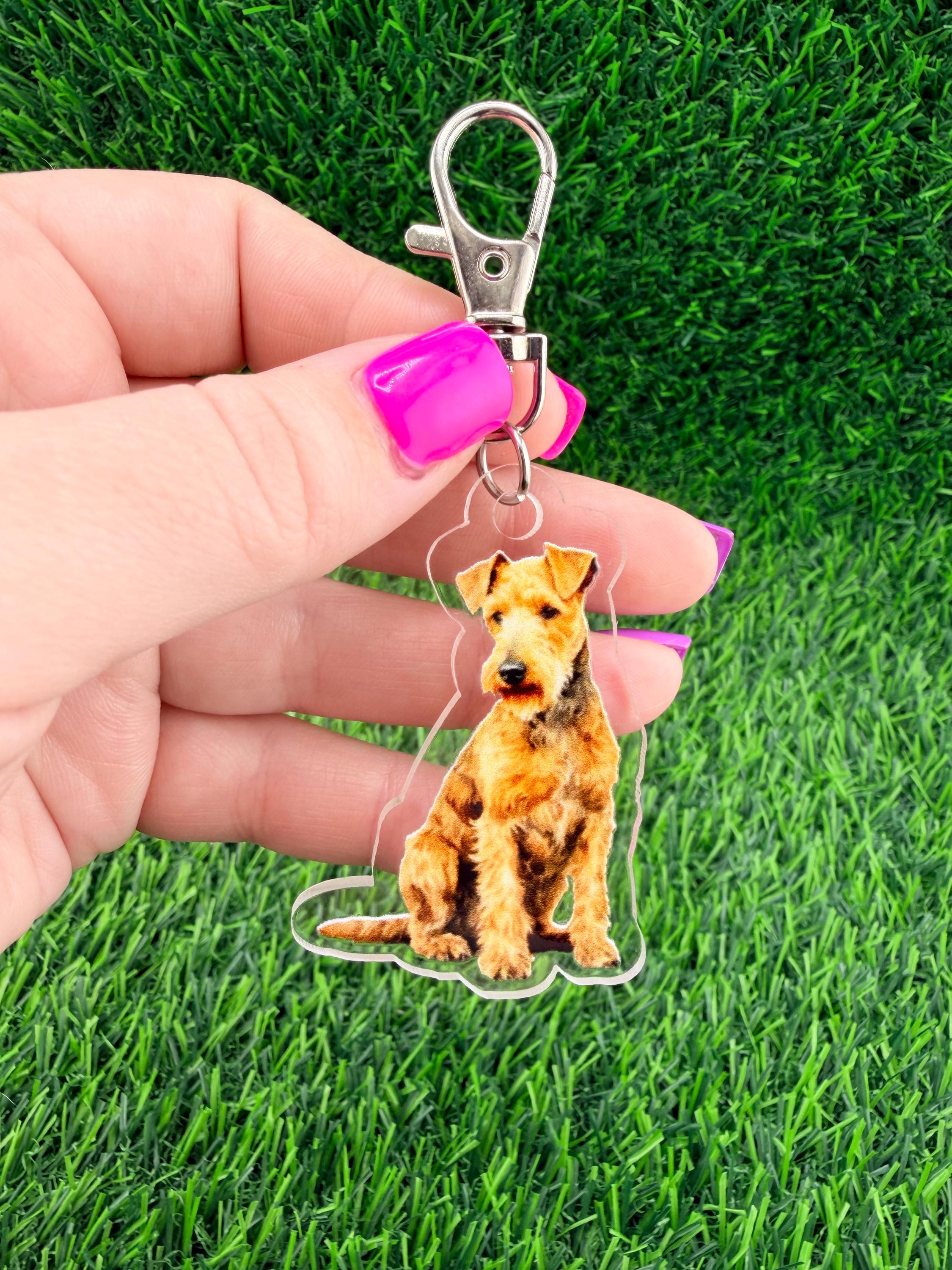 Lakeland Terrier Dog Keychain
