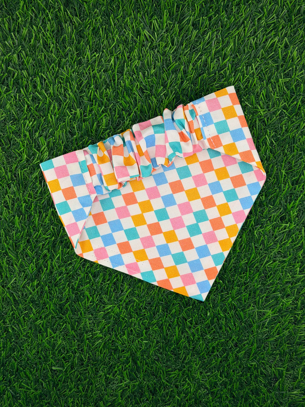 Retro Check Bandana