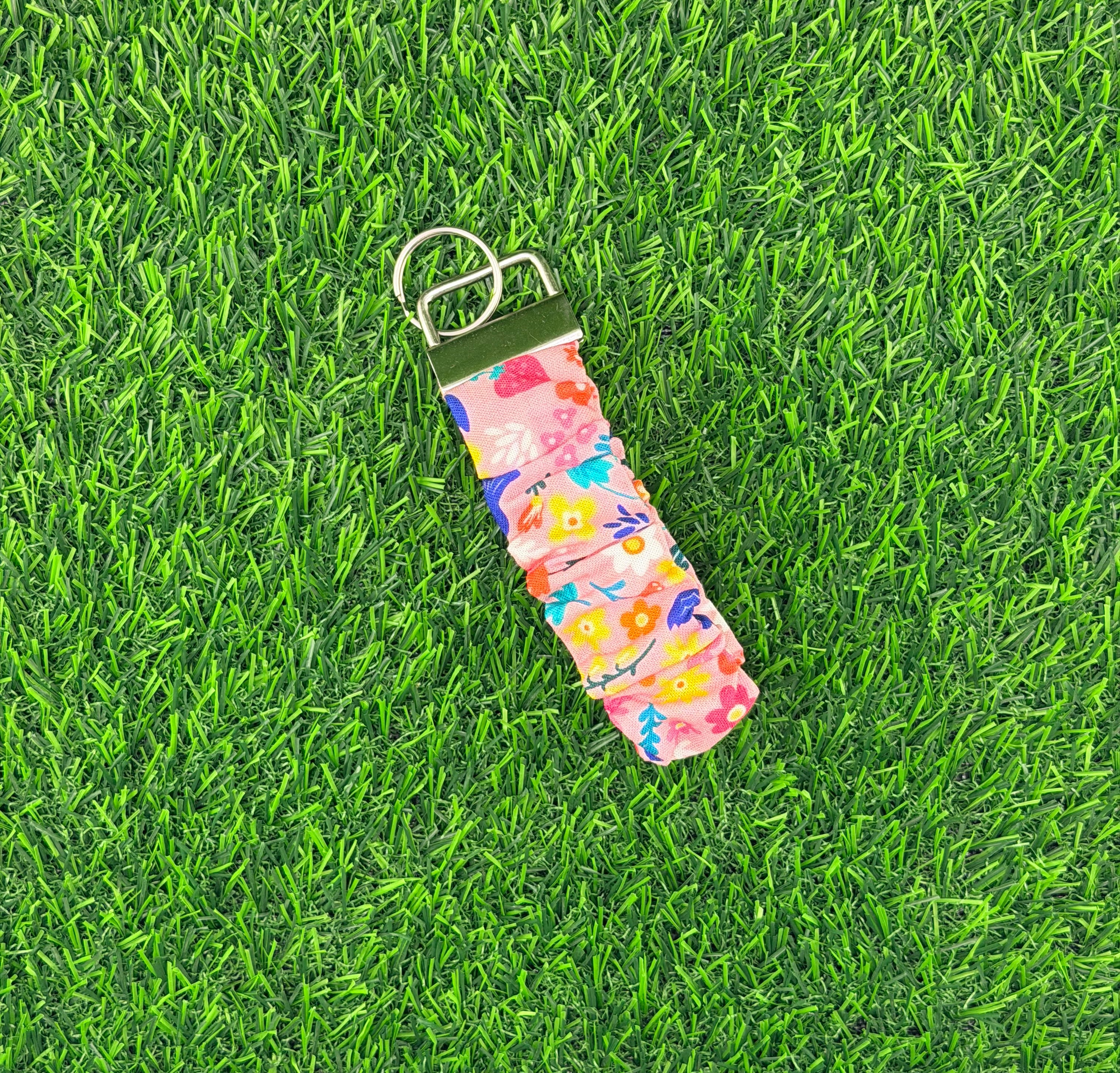 Spring Garden Scrunchie Wristlet