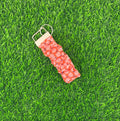 Ditsy Coral Scrunchie Wristlet
