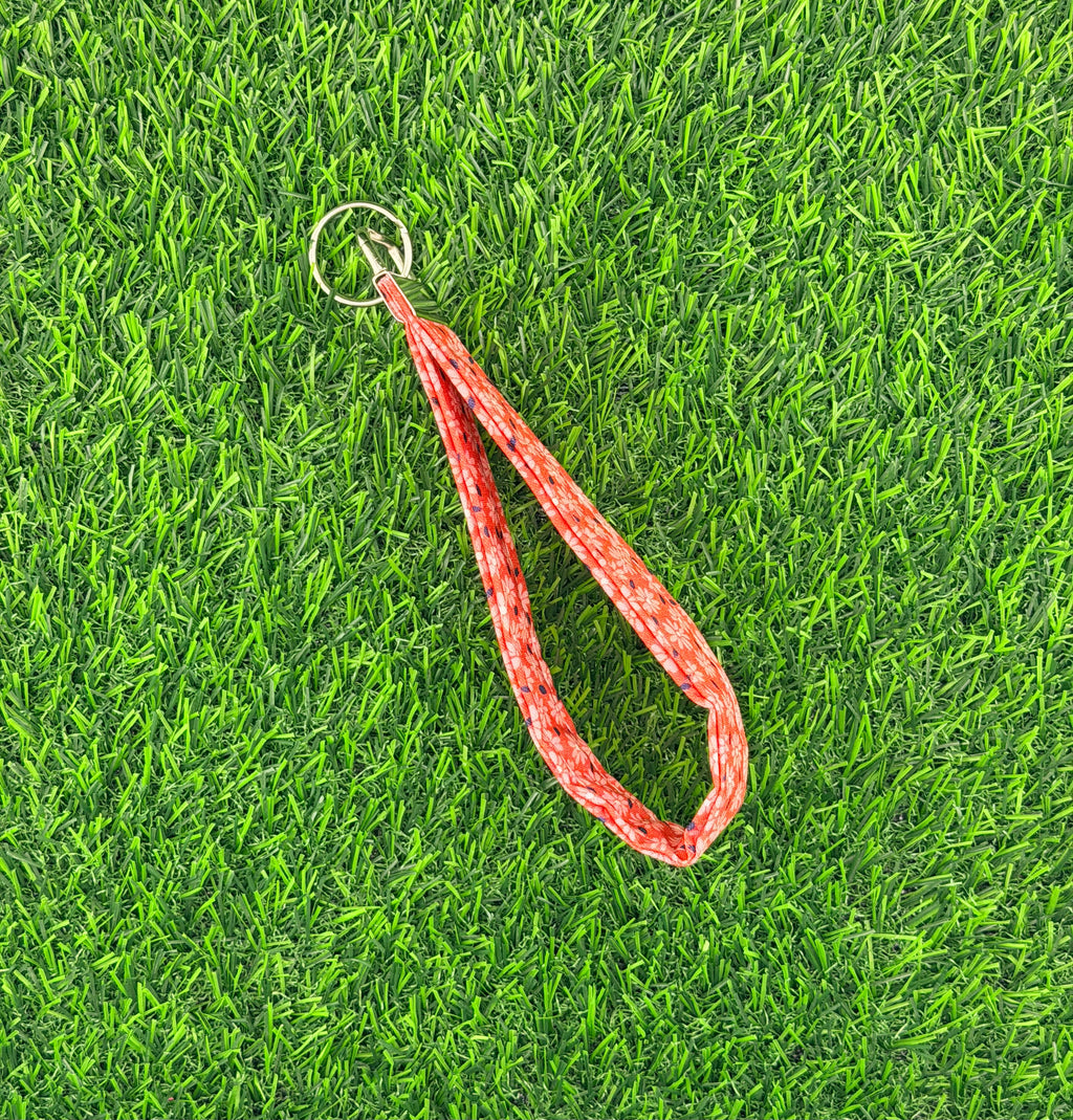 Ditsy Coral Wristlet