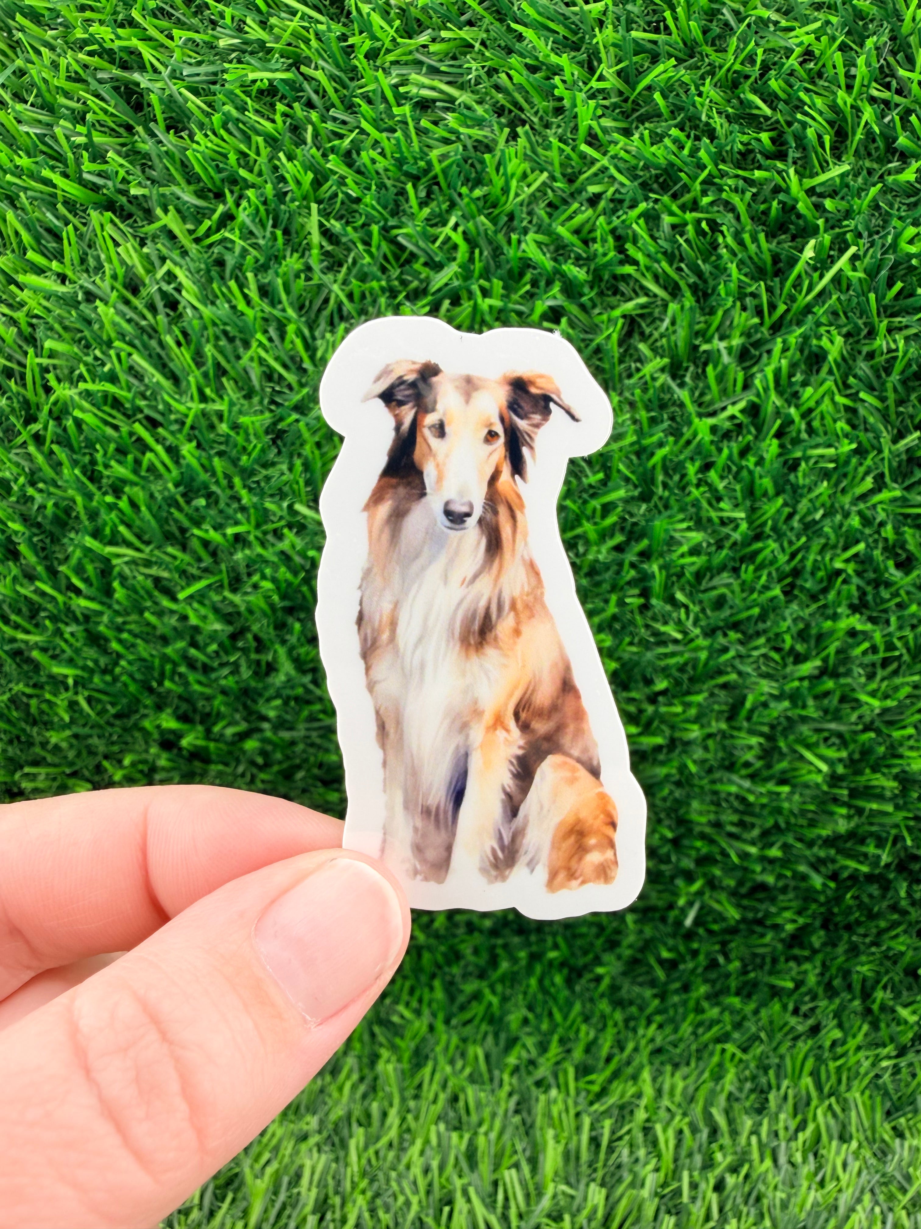 Borzoi Sticker
