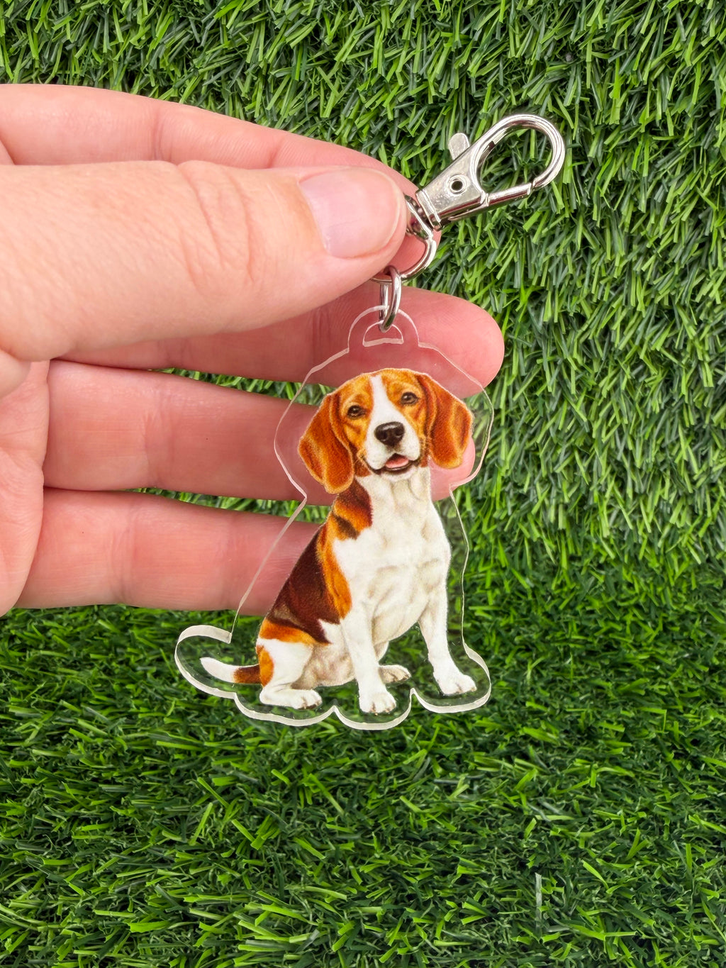 Beagle Red Keychain