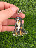 Bernese Mountain Dog New Keychain