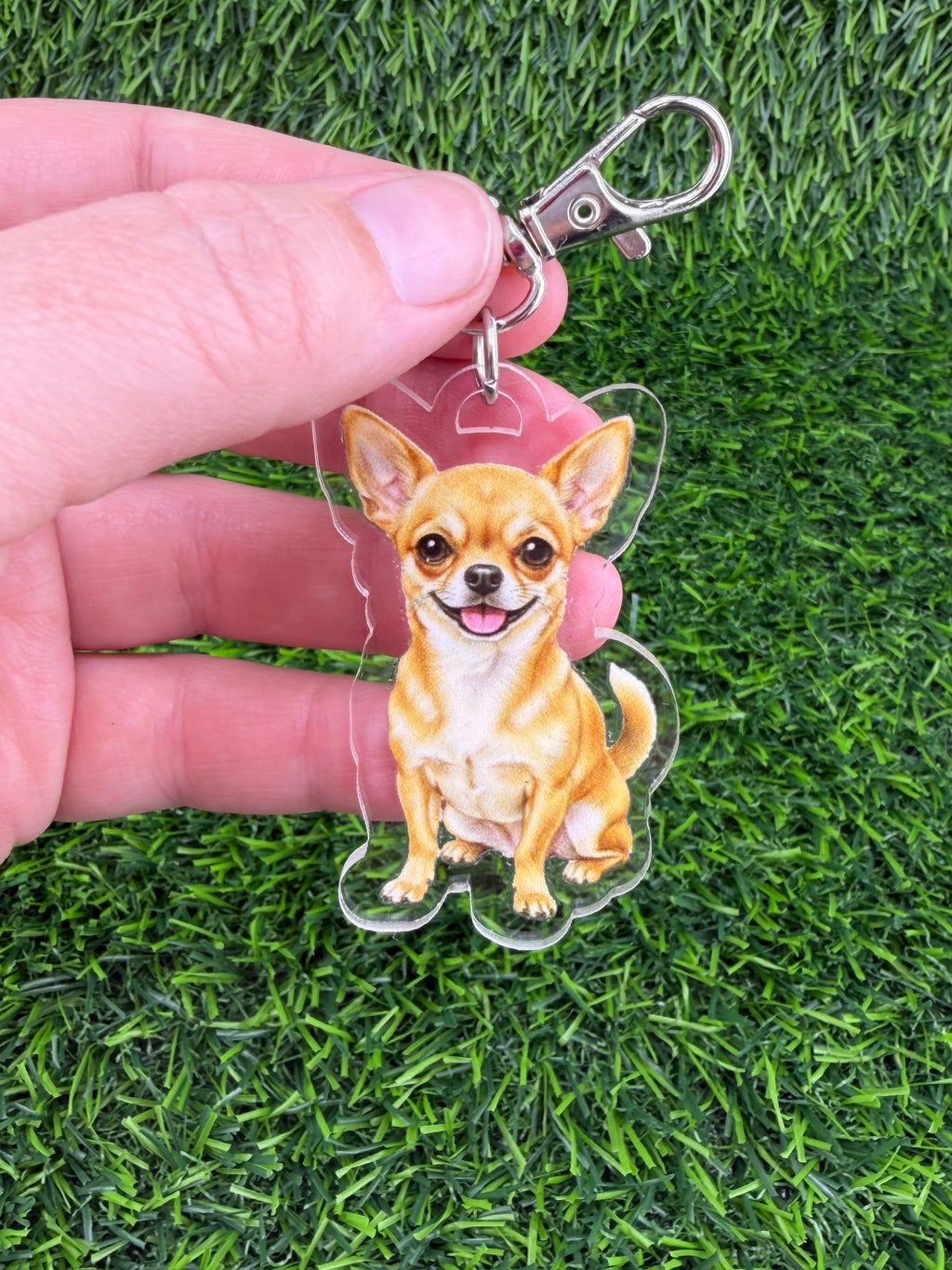 Chihuahua Fawn Keychain