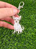 Chihuahua Lilac Keychain