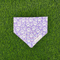Purple Paw Scrunchie Bandana