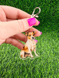 Jack Russel Terrier Dog Keychain