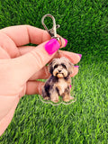 Havanese Dog Keychain