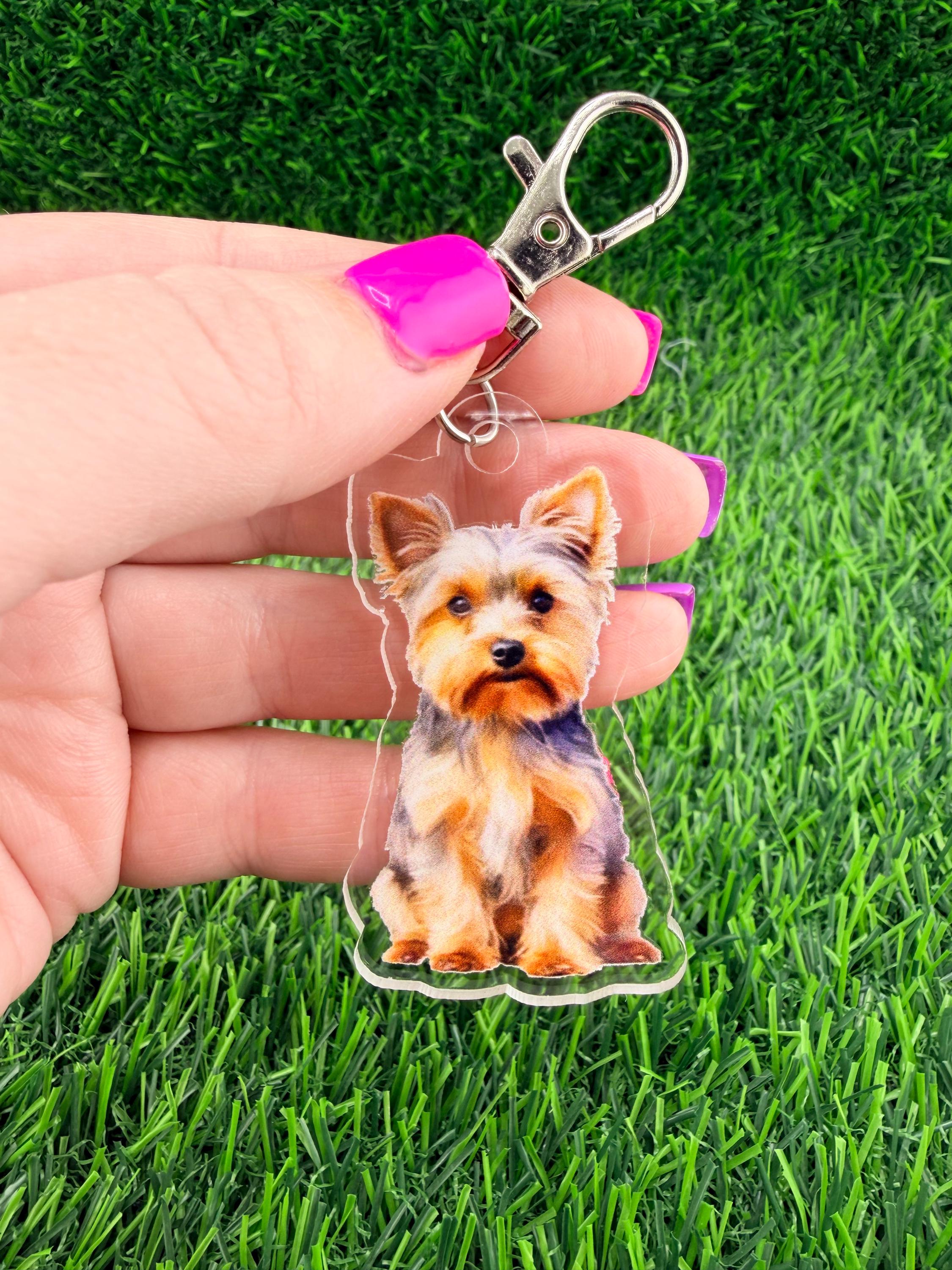 Yorkshire Terrier Dog Keychain