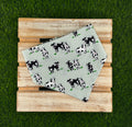Mooo Scrunchie Dog Bandana