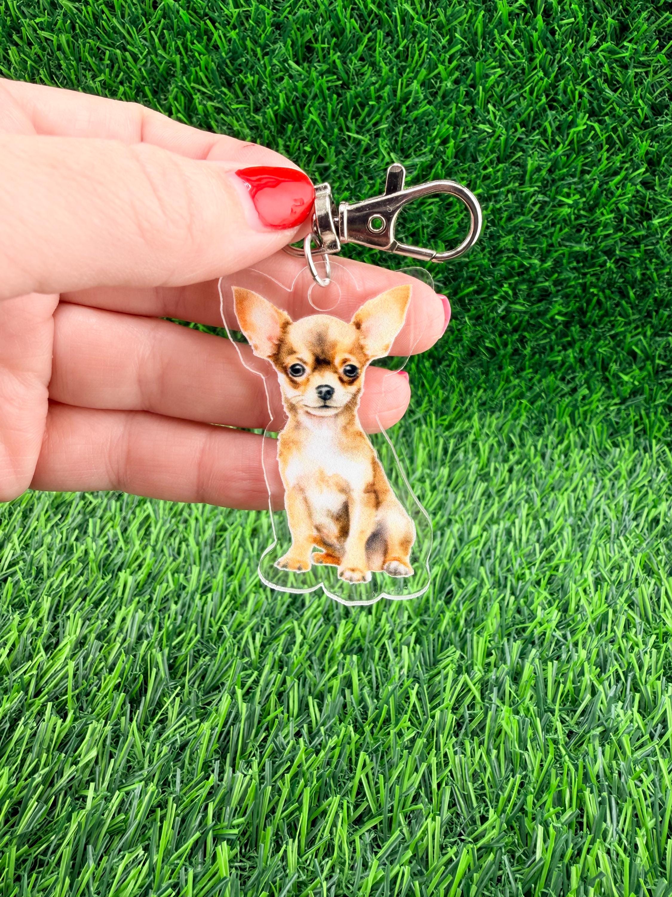 Chihuahua Dog Keychain