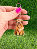 Catalan Sheepdog Keychain