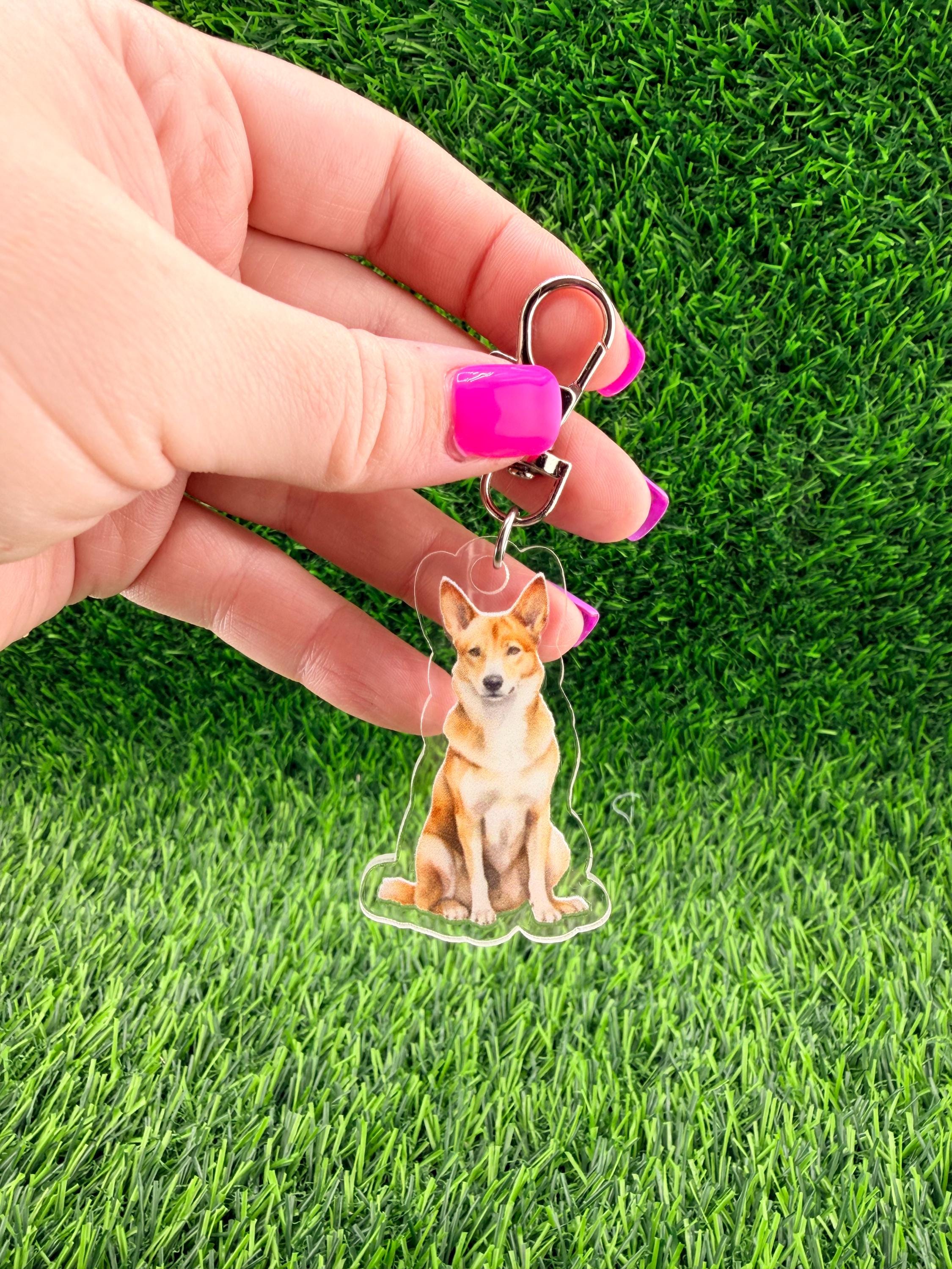 Canaan Dog Keychain