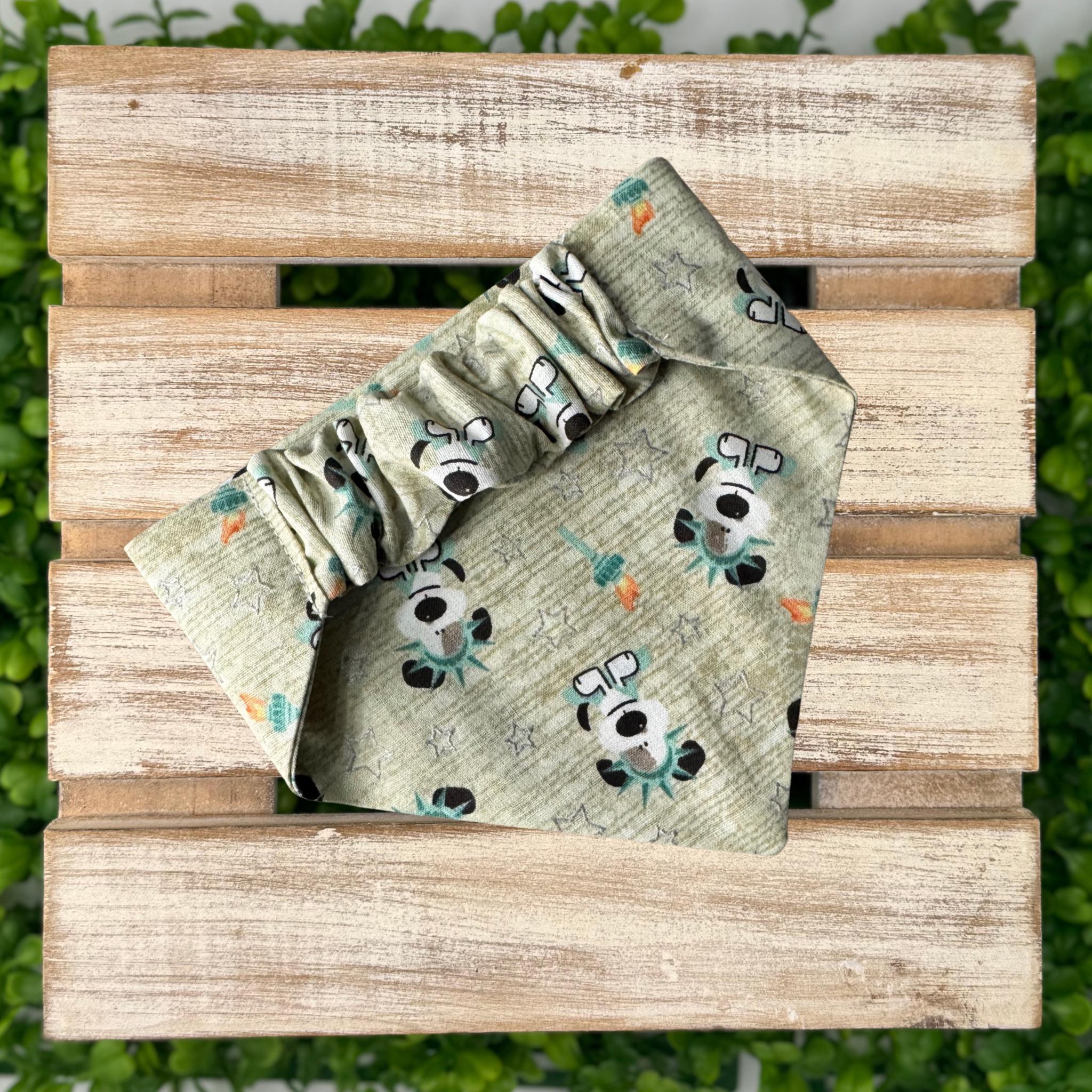 Lady Liberty Scrunchie Dog Bandana