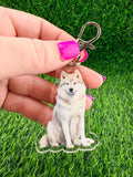 Greenland Dog Keychain