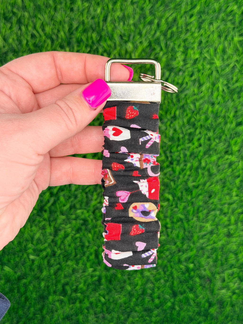 Sips and Sweets Scrunchie Wristlet