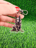 Belgian Sheepdog Keychain