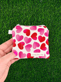 Faded Hearts Quilted Wallet