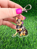 Lancashire Heeler Dog Keychain