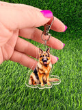 German Shepherd Dog Keychain