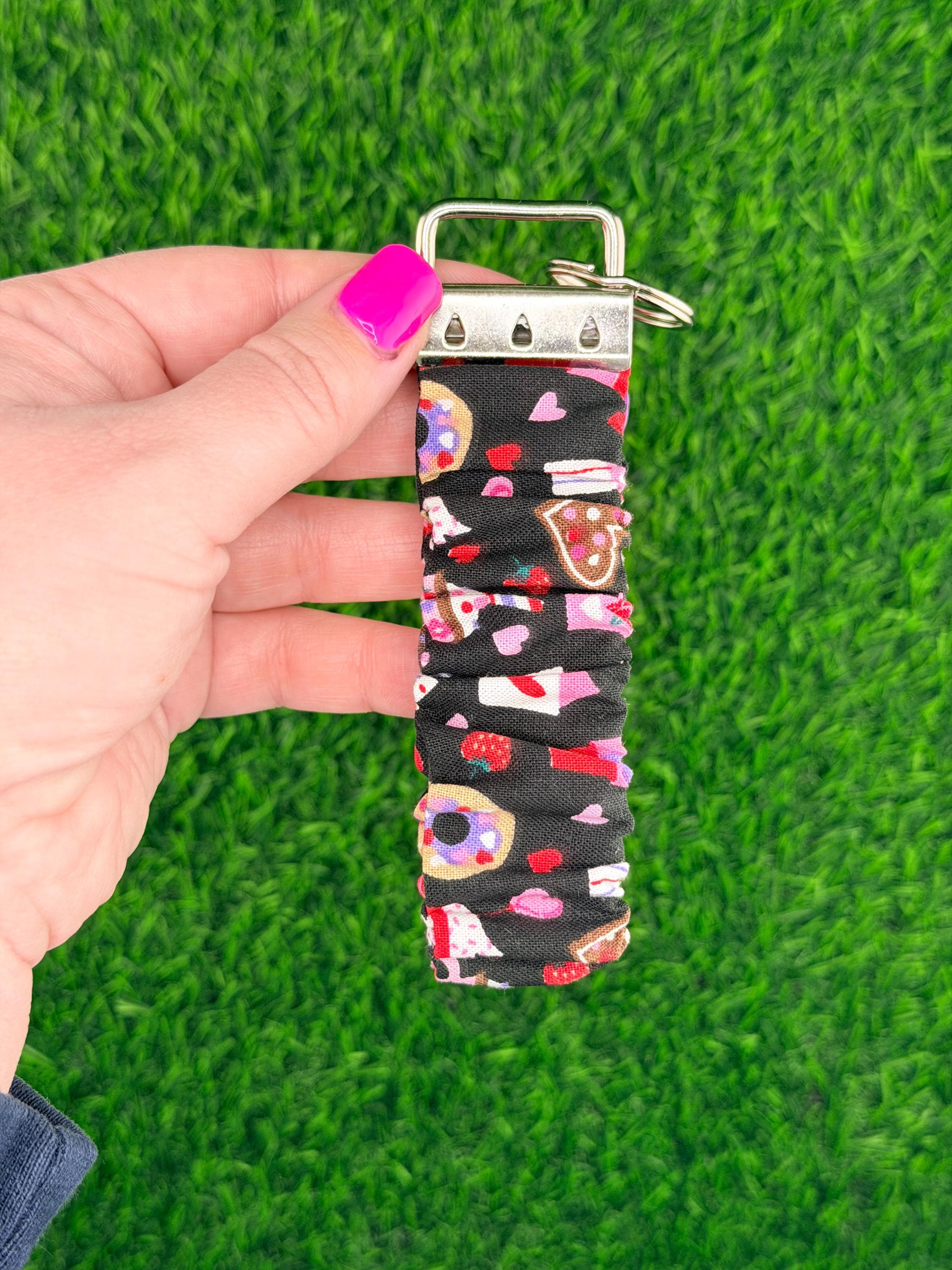 Sips and Sweets Scrunchie Wristlet