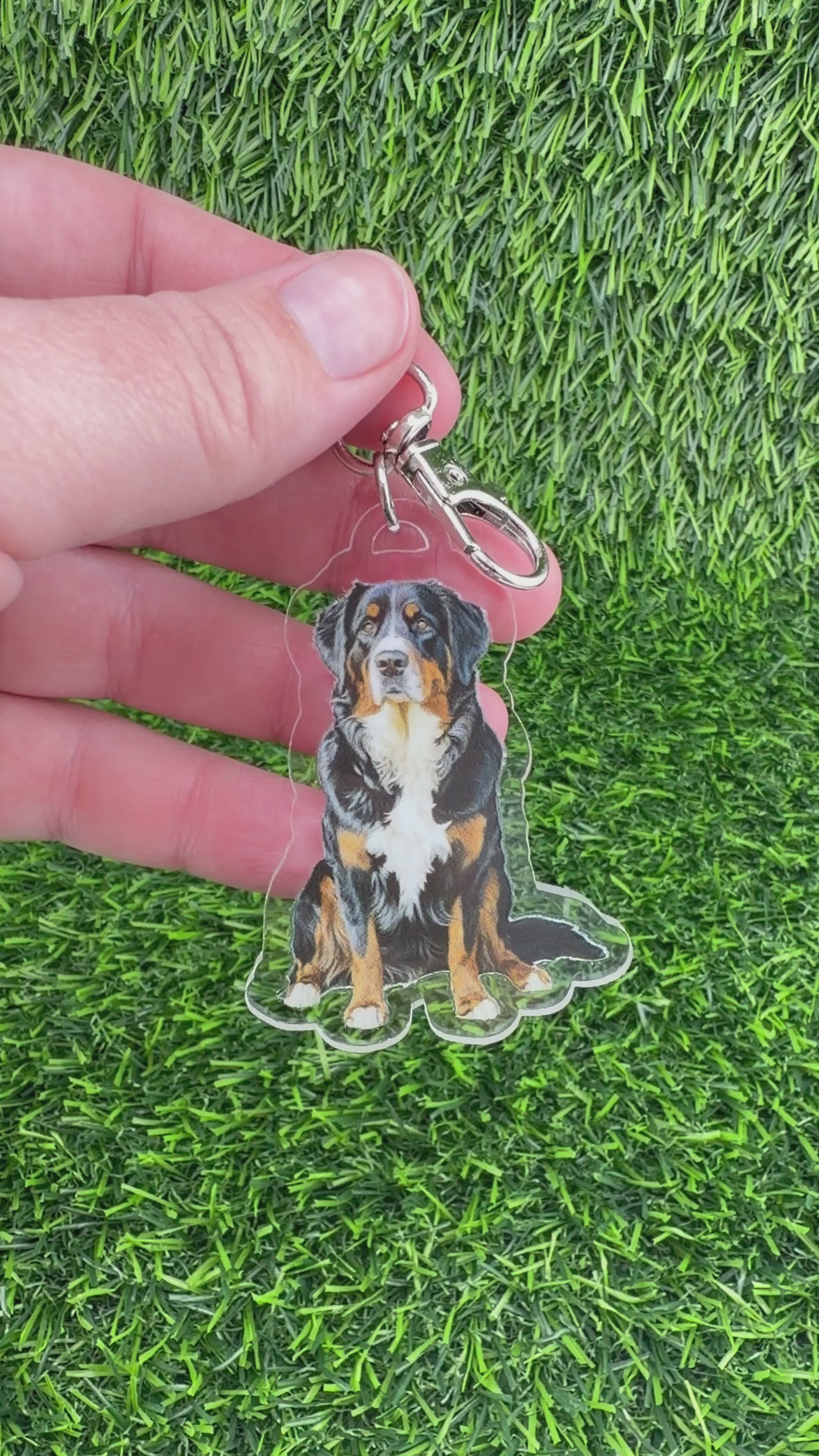 Bernese Mountain Dog New Keychain