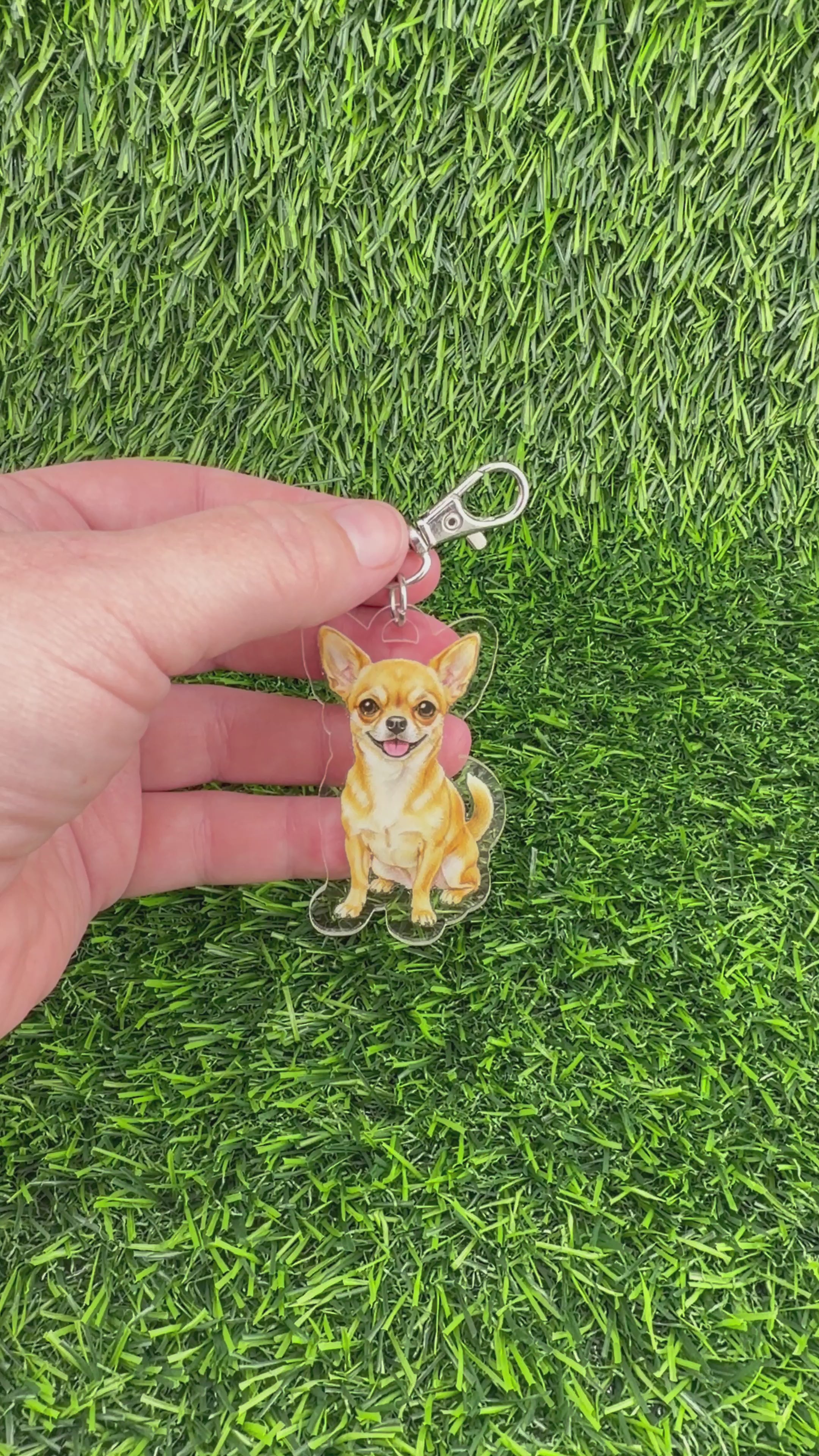 Chihuahua Fawn Keychain