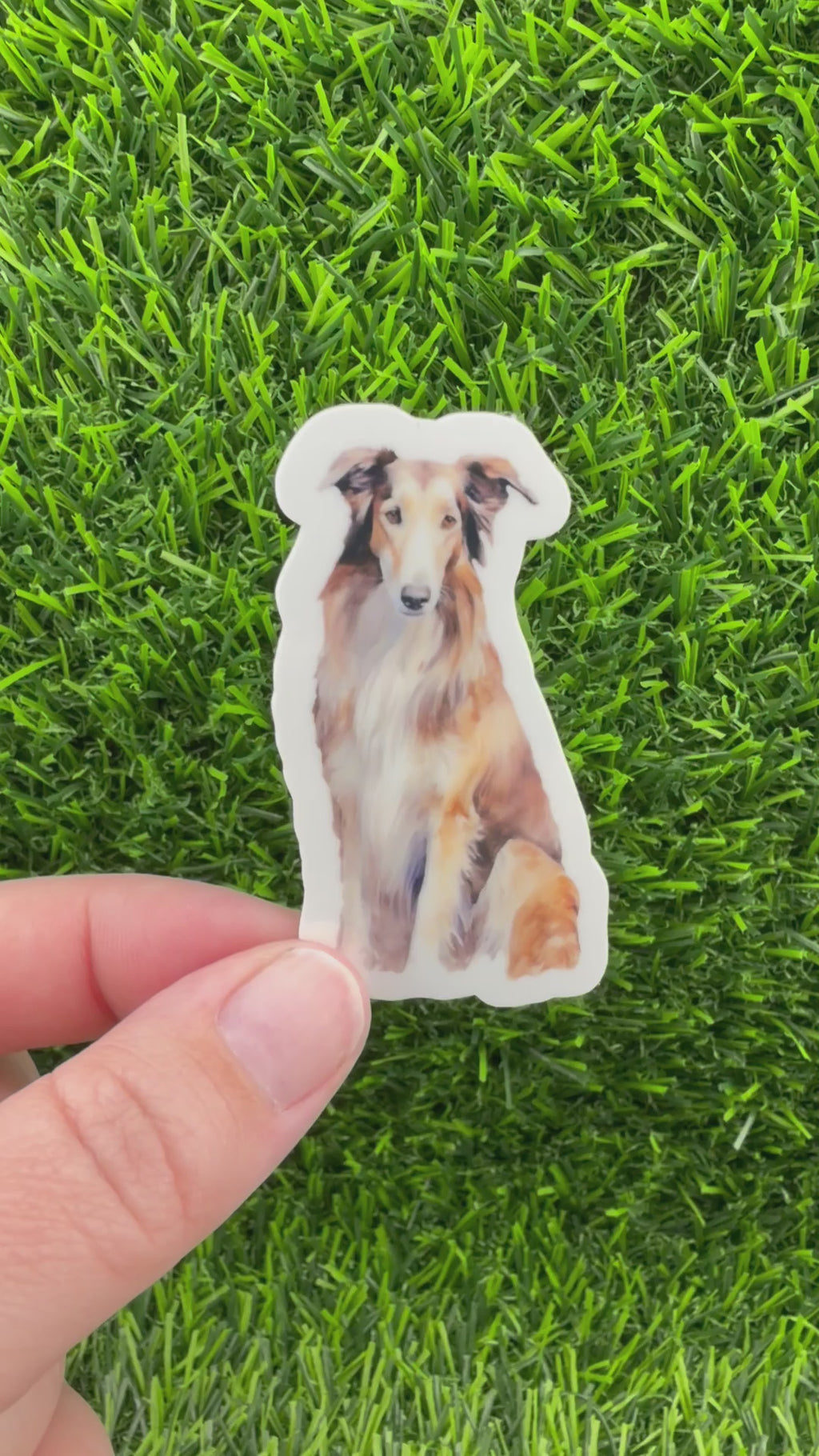 Borzoi Sticker